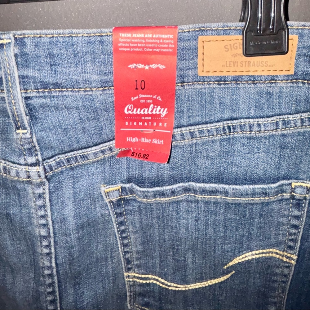 Denim Mini Skirt - Picture 9 of 15